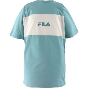 Fila T-Shirt - Elliot - Camee Blue/Snow White - Fila - 16-18 jaar (176-188) - T-Shirts