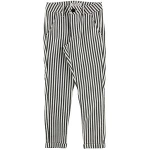 Hound Chinos - Wit/Grijs Gestreept - Hound - 16 jaar (176) - Broeken - Katoen