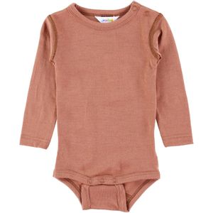 Joha Romper L/æ - Wol - Kastanje - Joha - 50 - Romper L/S