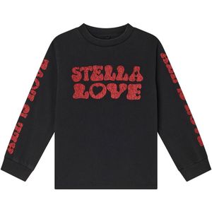 Stella McCartney Kids Blouse - Zwart m. Rood - Stella McCartney Kids - 10 jaar (140) - Shirts