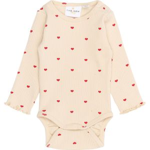 The New Siblings Romper l/s - TnsbRhea - Rib - Gardenia AOP - The New - 62 - Romper L/S