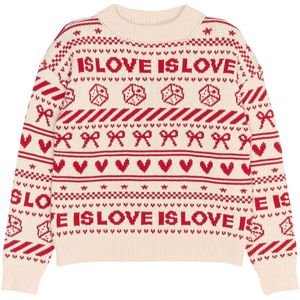 The New Blouse - Gebreid - TnRaline Jacquard - Gardenia AOP - The New - 3-4 jaar (98-104) - Shirts