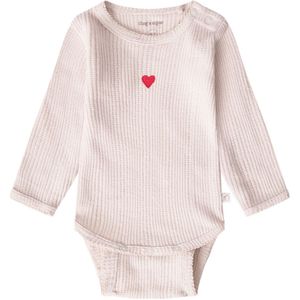 That's Mine Romper l/s - Rib - Perfect Pale - Thats Mine - 50 - Romper L/S