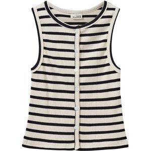 Sofie Schnoor Top - Rib - Tamil - Black Striped - Sofie Schnoor - 16 jaar (176) - Tanktop