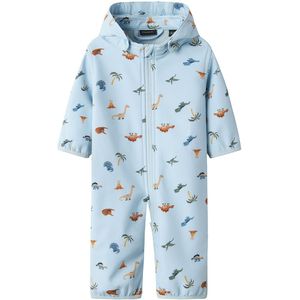 Name It Softshellpak m. Fleece - NbmAlfa08 - Skyway/Mini Dino - Name It - 50/56 - Softshell