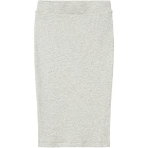 Name It Rok - Rib - NkfHeljaya - Light Grey Melange - Name It - 7 jaar (122) - Rok