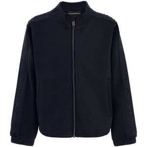 Emporio Armani Cardigan - Navy m. Logostreep - Emporio Armani - 12 jaar (152) - Cardigan