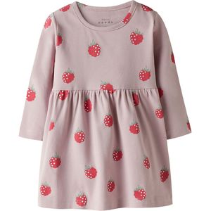Name It Jurk - NbfVandora - Gepolijst Lilac/Raspberry - Name It - 1 jaar (80) - Jurk