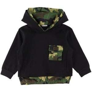 Dolce & Gabbana Hoodie - herboren om te leven - zwart/Camouflage - Dolce & Gabbana - 4 jaar (104) - Hoodie