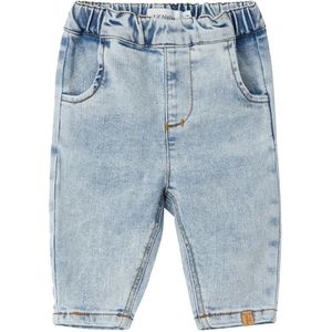 LIL' ATELIER BABY Baby Tapered Fit Jeans Light Blue Denim