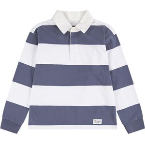 Abercrombie & Fitch - Poloshirt - Vintage Indigo/Wit