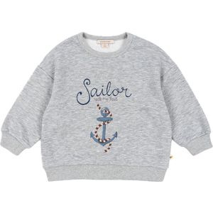 Konges Sløjd Sweatshirt - Lou - Grey Melange - Konges Sløjd - 3 jaar (98) - Sweatshirt