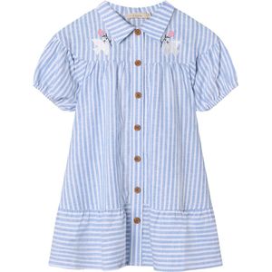 Fliink Jurk - Virussen - Dream Blue/Cloud Danser - Fliink - 92 - Jurk