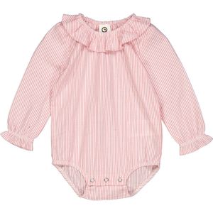 Müsli Romper l/s - Seersucker Stripe - Conditioner Cream/Bubbleg - Müsli - 3 jaar (98) - Romper L/S