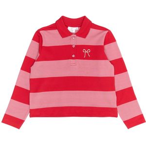 The New Poloshirt - Piqué - TnRook - Ski Patrol Striped - The New - 5-6 jaar (110-116) - Polo