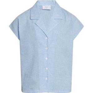 Grunt Overhemd - Suisu Check - Licht Blauw m. Ruiten - Grunt - 10 jaar (140) - Hemd S/S