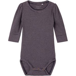 Name It Romper L/æ - NbfOdina - Inktpot - Name It - 50 - Romper L/S