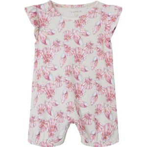 Name It Zomerromper - NbfJellia - Peyote Melange m. Zeeschelp - Name It - 50 - Zomer Rompers