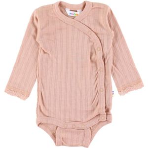 Joha Wikkelromper L/æ - Wol/Zijde - Perzik - Joha - 40 - Romper L/S