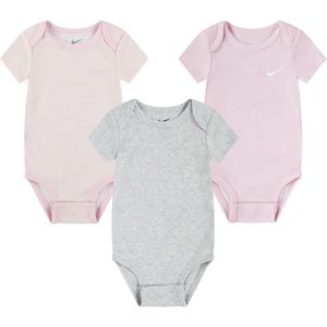 Nike Rompers k/æ - 3-pack - Birch Heather - Nike - 9 mnd - Romper S/S