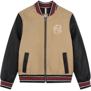 BOSS Jas - Wol - Cookie m. Zwart/Rood - BOSS - 14 jaar (164) - Zomerjas