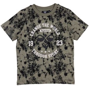 Hummel T-Shirt - hmlJOHAN - Vetiver - Hummel - 7 jaar (122) - T-Shirts