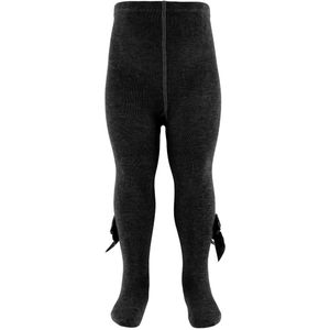 Condor Panty's m. Velours Strik - Zwart - Condor - 6-12 mnd - Panty's