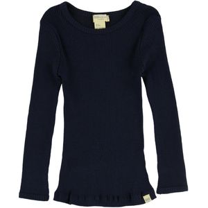 Minimalisma Blouse - Bergen - Zijde/Katoen -Dark Blue - Minimalisma - 8-10 jaar (128-140) - Shirts