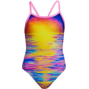 Funkita Zwempak - Enkel Strap - UV50+ - Darkinjung Sunset - Funkita - 16 jaar (176) - Badmode