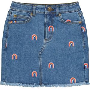The New Rok - TnJanet - Denim - Blauw m. Regenbogen - The New - 11-12 jaar (146-152) - Rok