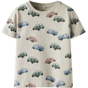 Name It T-Shirt - NmmHarvey - Peyote Melange - Name It - 2 jaar (92) - T-Shirts