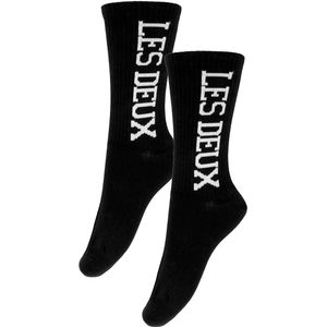 Les Deux Sokken - 2-pack - Duizeligheid Rib - Black - Les Deux - 29/33 - Sokken