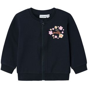 Name It Sweatcardigan - NbfVrille - Darl Sapphire/Bloemen - Name It - 56 - Cardigan