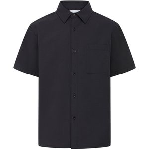 Grunt Overhemd - Tongeren - Zwart - Grunt - 10 jaar (140) - Hemd S/S