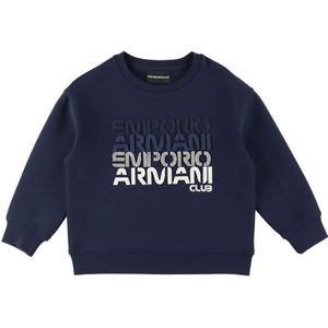 Emporio Armani Blouse - Dress Blue m. Tekst - Emporio Armani - 6 jaar (116) - Shirts