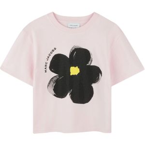 Little Marc Jacobs T-Shirt - Roze/Zwarte m. Bloem - Marc Jacobs - 8 jaar (128) - T-Shirts