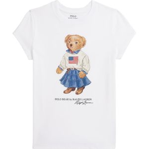 Polo Ralph Lauren T-Shirt - Wit m. Knuffel - Polo Ralph Lauren - 12-14 jaar (152-164) - T-Shirts