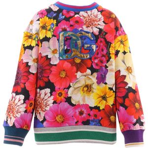 Dolce & Gabbana Sweatshirt - Renaissance - Multicolour m. Bloem - Dolce & Gabbana - 5 jaar (110) - Sweatshirt