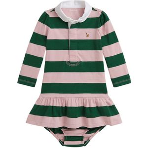 Polo Ralph Lauren Jurk m. Bloomers - Surfside Rose/Kelly Green - Polo Ralph Lauren - 1½ jaar (86) - Jurk