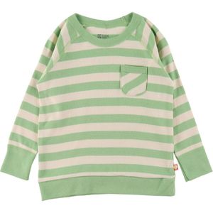 Katvig Blouse - Groen/Wit Gestreept - Katvig - 7 jaar (122) - Shirts