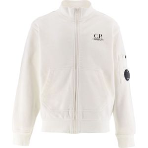 C.P. Company Cardigan - Gaas White m. Zwart - C.P. Company - 8 jaar (128) - Cardigan