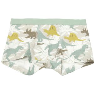 Joha Boxershorts - Off White/Dusty Groen m. Dino - Joha - 140 - Boxershorts