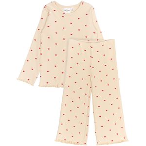 The New Pyjama set - Rib - TnstHoliday - Gardenia Aop - The New - 1 jaar (80) - Pyjama - Tweedelig