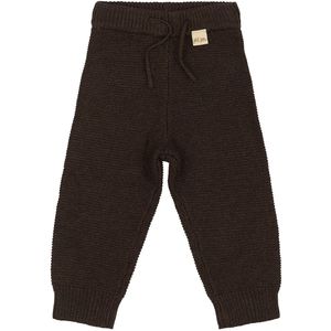 Petit Piao Broek - PPDago - Gebreid - Bruin - Petit Piao - 62 - Broeken - Katoen