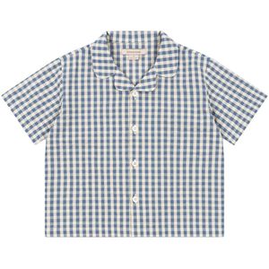 Konges Sløjd Overhemd - Kim - Kapiteins Blue Controle - Konges Sløjd - 1½ jaar (86) - Hemd S/S