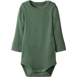 Name It Romper l/s - Rib - NbmHunter - Dark Bos - Name It - 50 - Romper L/S