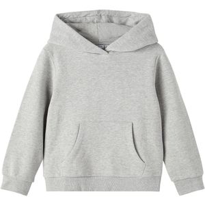 Name It Hoodie - Noos - NkfLena - Grey Melange - Name It - 6 jaar (116) - Hoodie