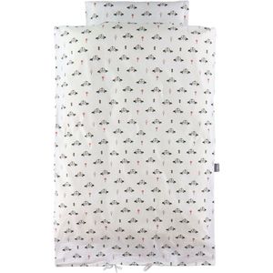 Nørgaard Madsens Beddengoed - Junior - Wit m. Politieauto's - Nørgaard Madsens - Julinor - Beddengoed - Junior