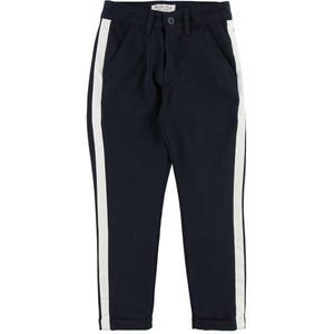 Hound Broek - Navy m. Witte Strepen - Hound - 8 jaar (128) - Broeken - Katoen