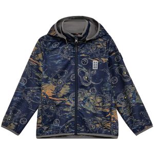LEGO® Ninjago Softshelljassen - LWSaku 200 - Dark Navy m. Print - LEGO® Wear - 4 jaar (104) - Softshell